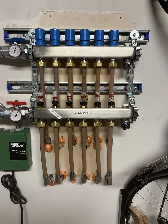 Plumber performing Leak Detection at a residential property in Tuttle